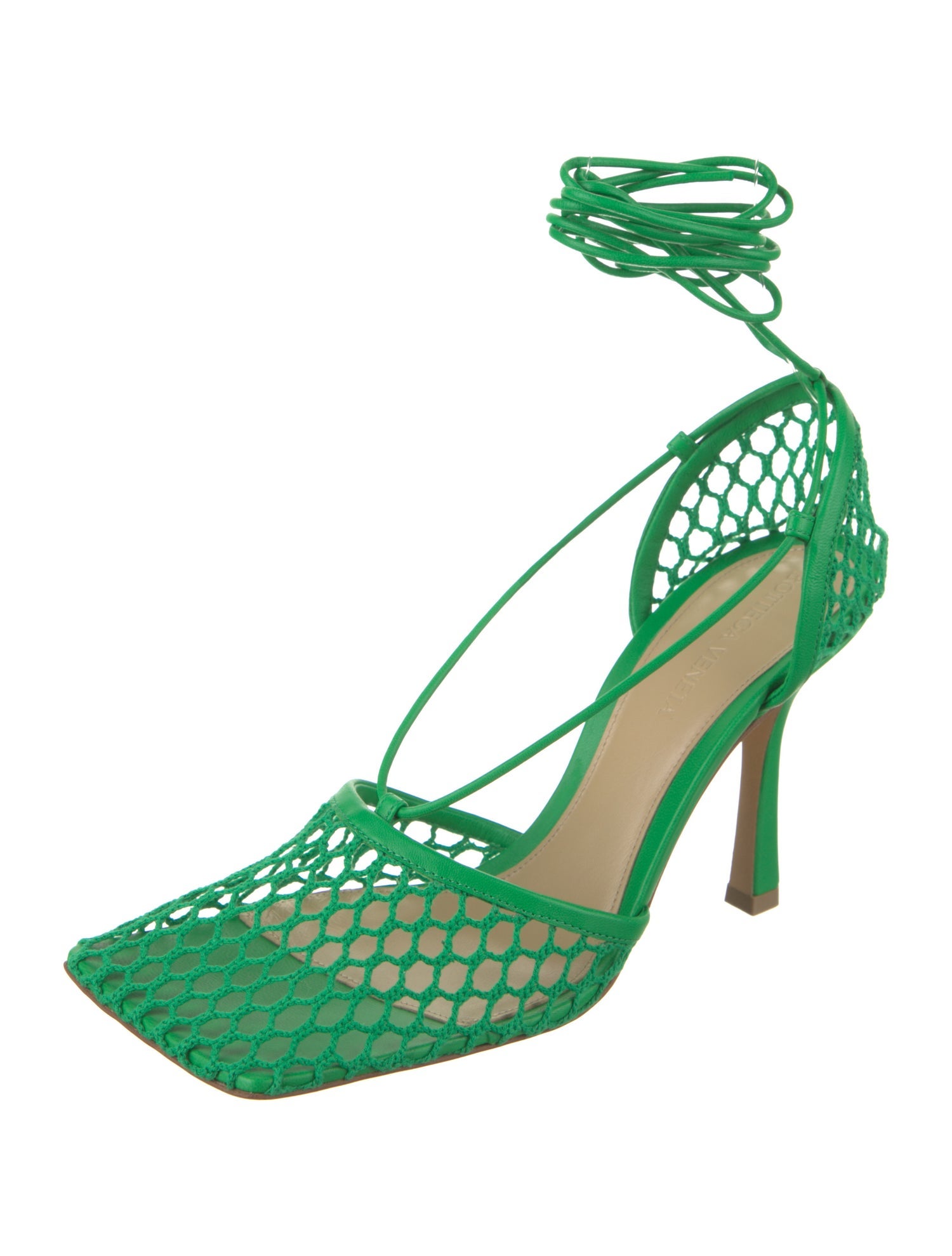 Bottega Veneta Mesh Sandals w/ Tags