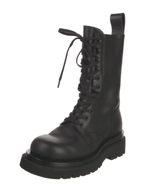 Bottega Veneta Leather Combat Boots