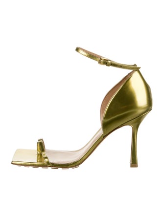 Bottega Veneta Patent Leather Sandals