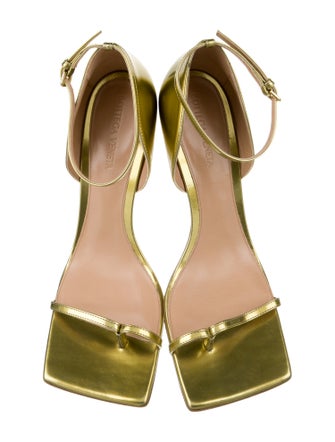 Bottega Veneta Patent Leather Sandals