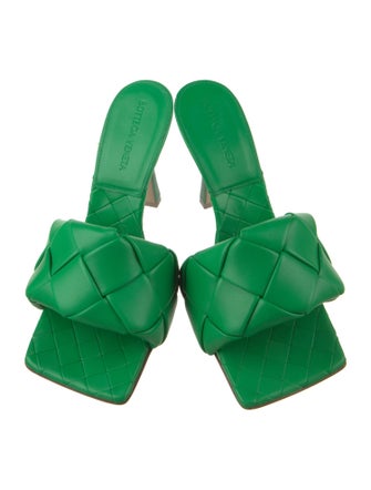 Bottega Veneta Leather Slides