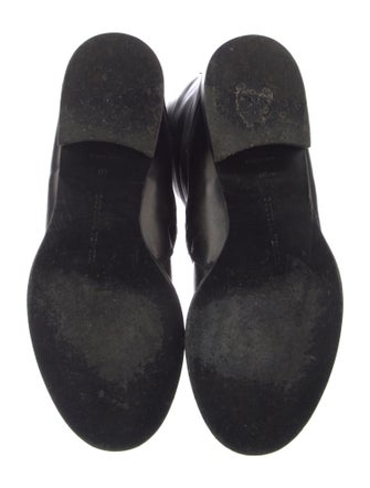 Bottega Veneta Intrecciato Weave Leather Riding Boots