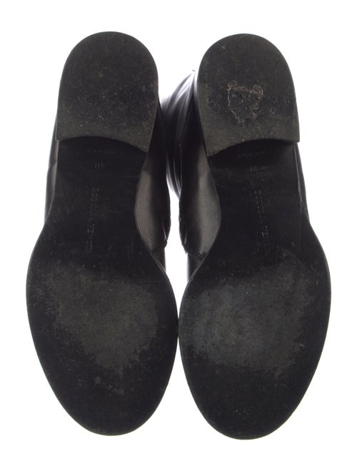 Bottega Veneta Intrecciato Weave Leather Riding Boots