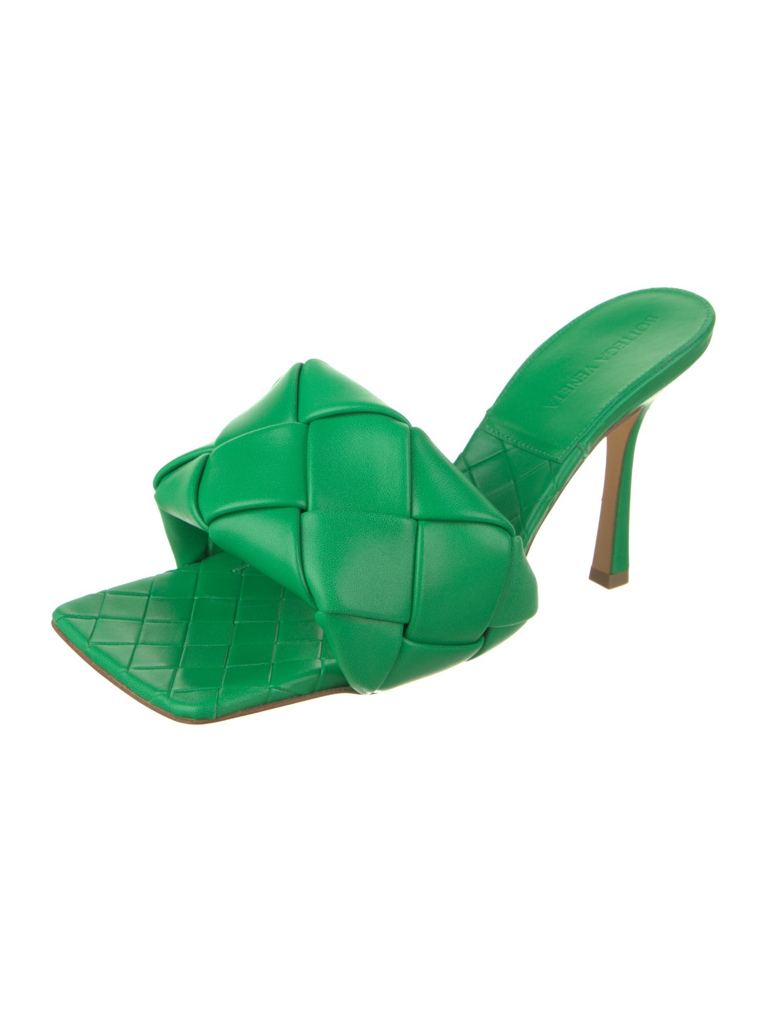 Bottega Veneta Leather Slides