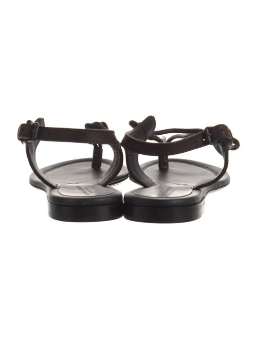 Bottega Veneta Leather T-Strap Sandals