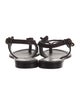 Bottega Veneta Leather T-Strap Sandals