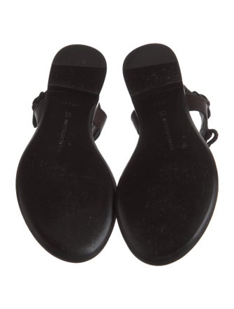 Bottega Veneta Leather T-Strap Sandals