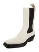 Bottega Veneta Leather Colorblock Pattern Western Boots