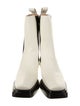 Bottega Veneta Leather Colorblock Pattern Western Boots