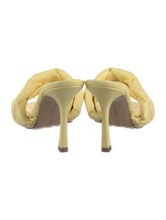 Bottega Veneta Intrecciato Weave Leather Slides