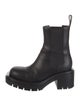 Bottega Veneta Leather Grosgrain Trim Chelsea Boots