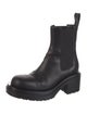 Bottega Veneta Leather Grosgrain Trim Chelsea Boots
