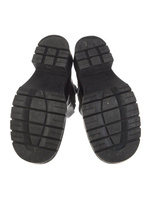 Bottega Veneta Leather Grosgrain Trim Chelsea Boots