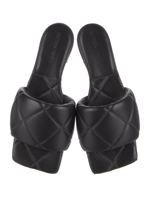 Bottega Veneta Quilted Pattern Leather Flats