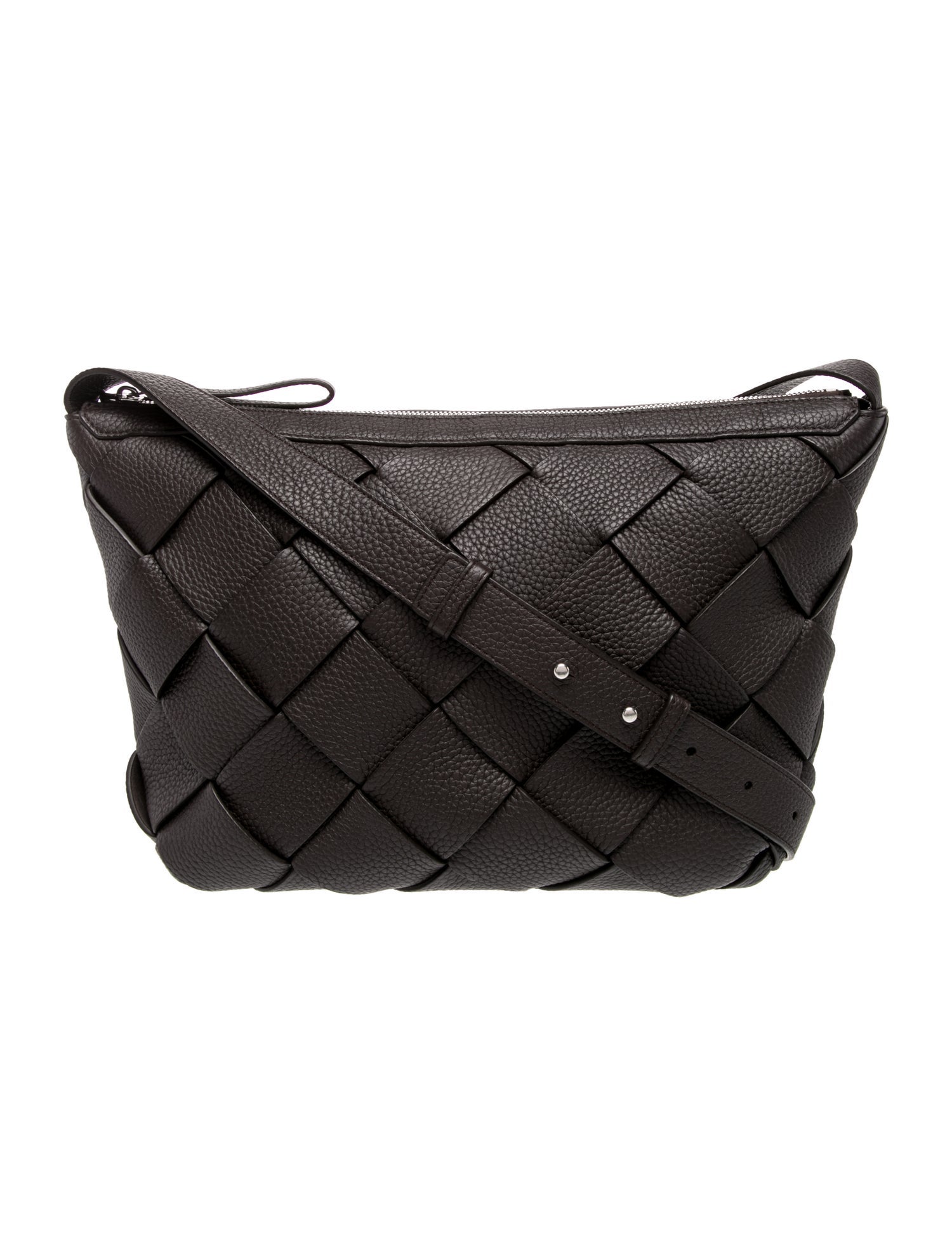 Bottega Veneta Leather Messenger Bag