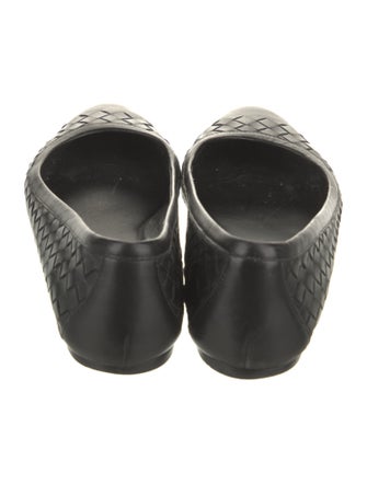 Bottega Veneta Intrecciato Weave Leather Ballet Flats