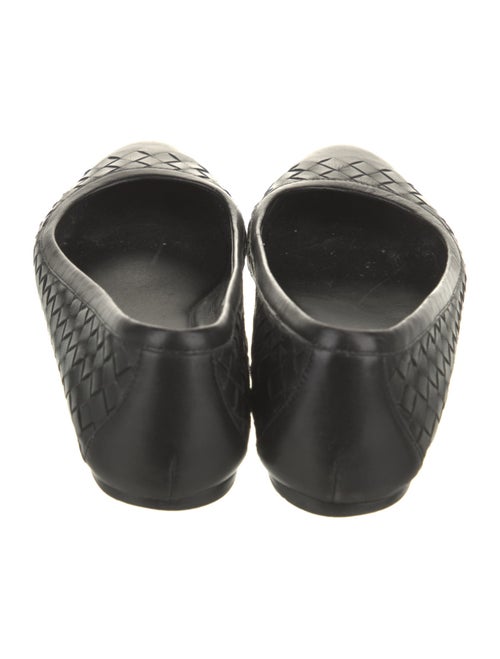 Bottega Veneta Intrecciato Weave Leather Ballet Flats