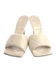 Bottega Veneta Quilted Pattern Leather Slides