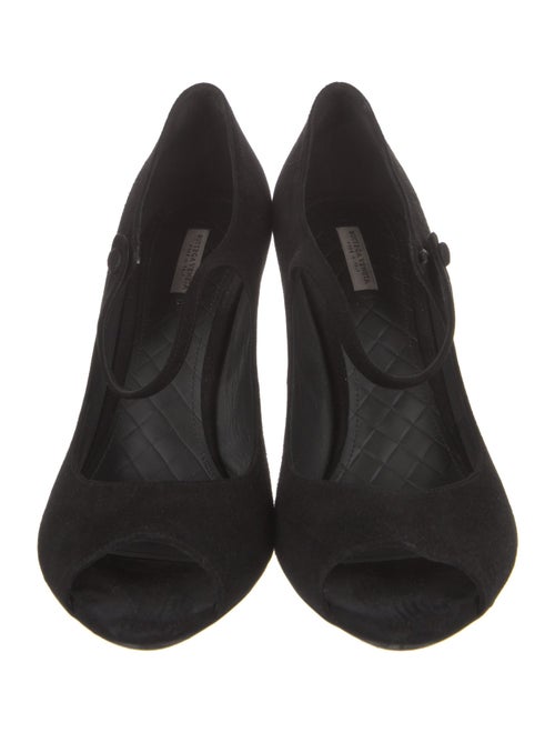 Bottega Veneta Intrecciato Weave Suede Sandals