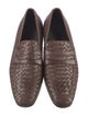 Bottega Veneta Intrecciato Weave Leather Monk Straps