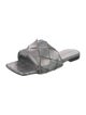 Bottega Veneta Intrecciato Weave Leather Slides