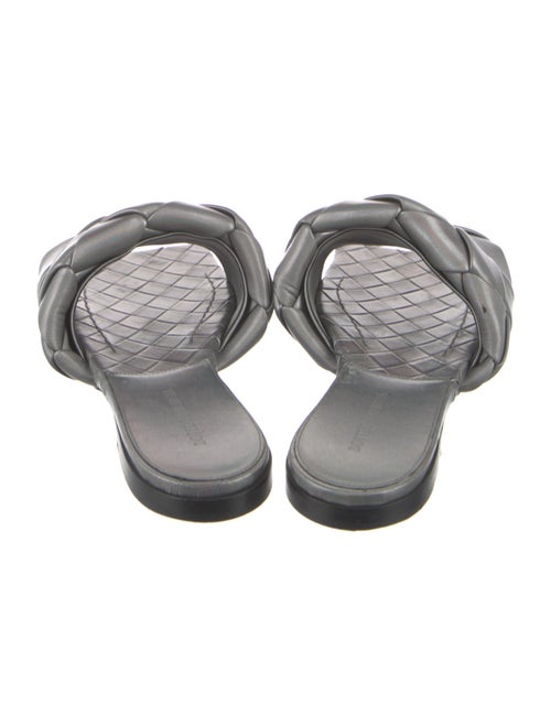 Bottega Veneta Intrecciato Weave Leather Slides