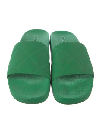 Bottega Veneta Rubber Animal Print Slides