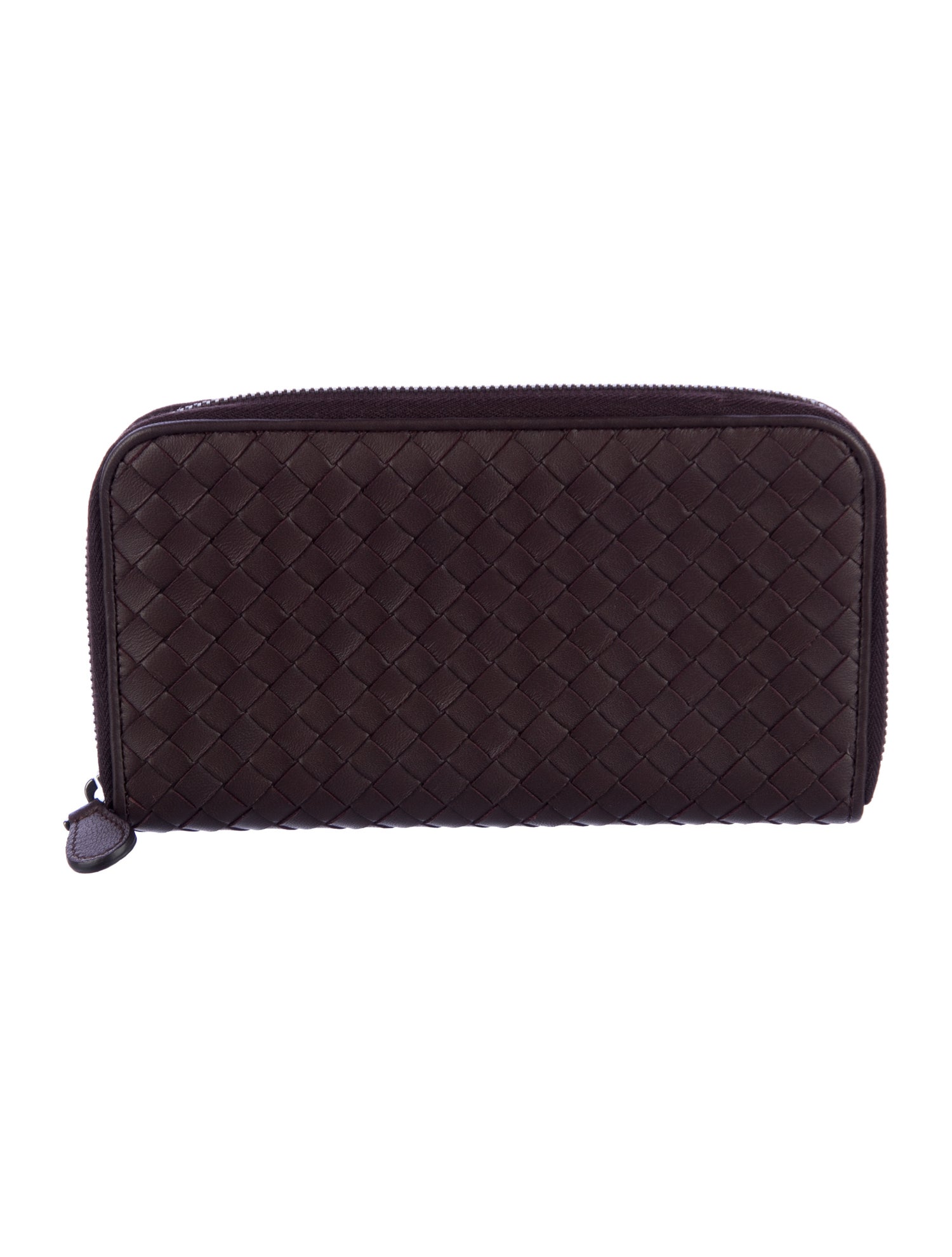 Bottega Veneta Intrecciato Weave Leather Continental Wallet