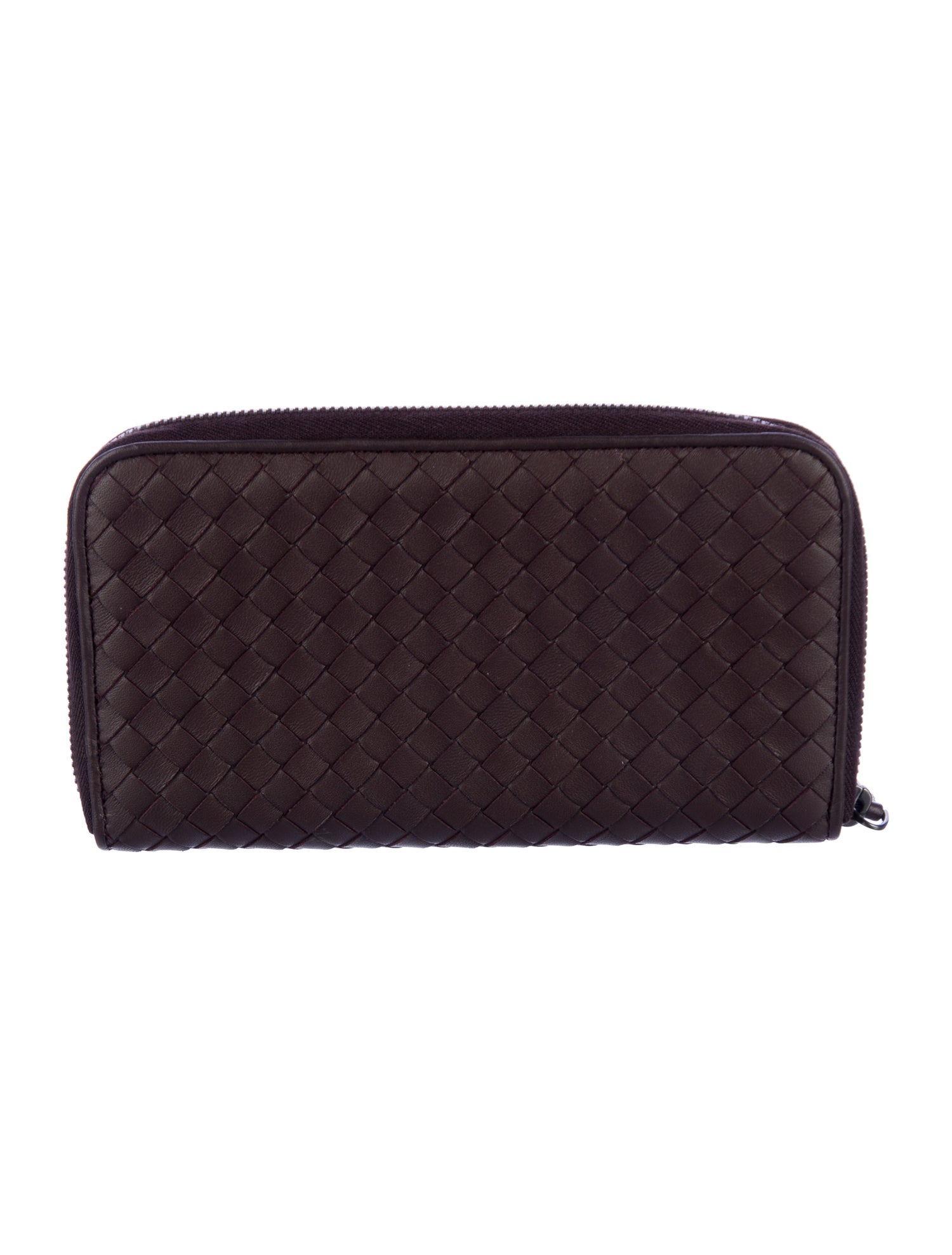 Bottega Veneta Intrecciato Weave Leather Continental Wallet