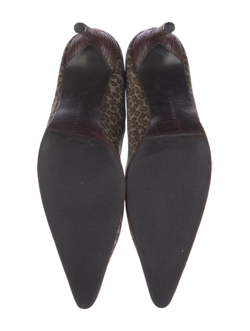 Bottega Veneta Satin Animal Print Pumps