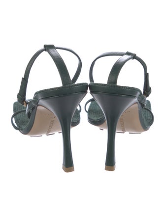 Bottega Veneta Leather Slingback Sandals