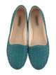 Bottega Veneta Intrecciato Weave Leather Ballet Flats