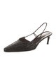 Bottega Veneta Leather Slingback Pumps