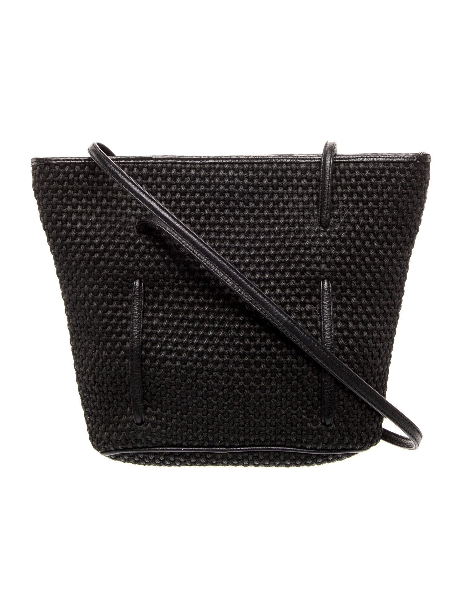 Bottega Veneta Raffia Crossbody Bag Vintage