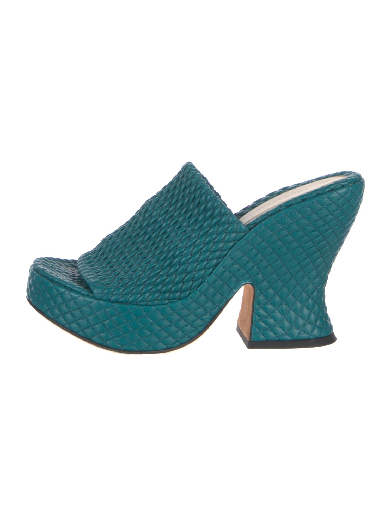 Bottega Veneta Leather Slides