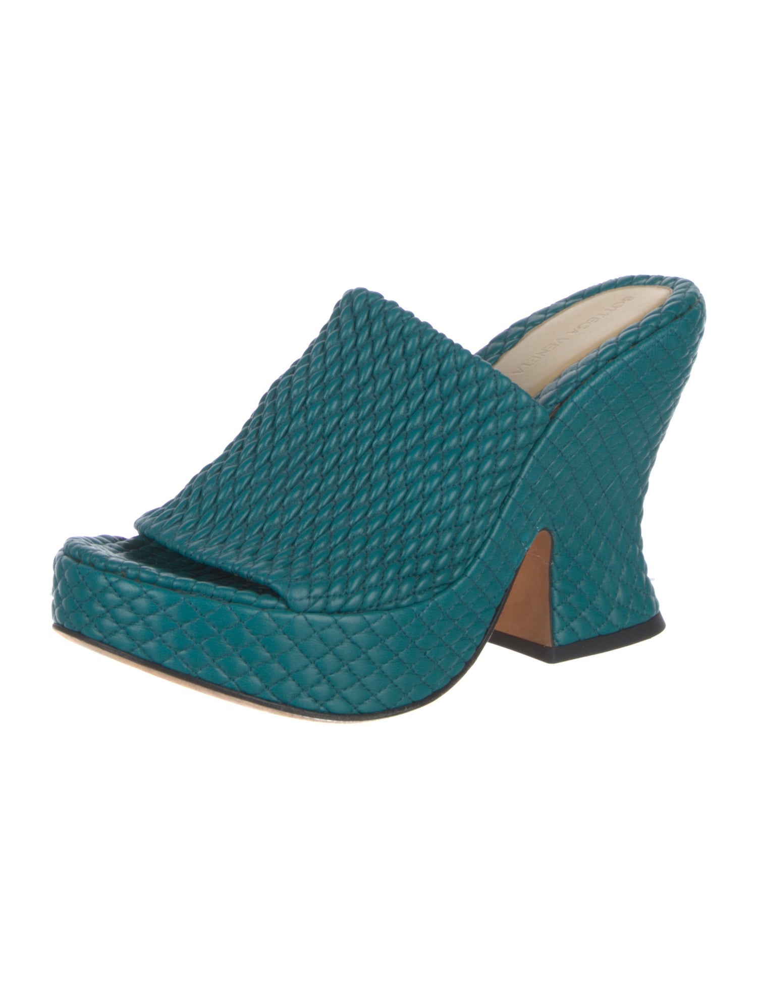 Bottega Veneta Leather Slides