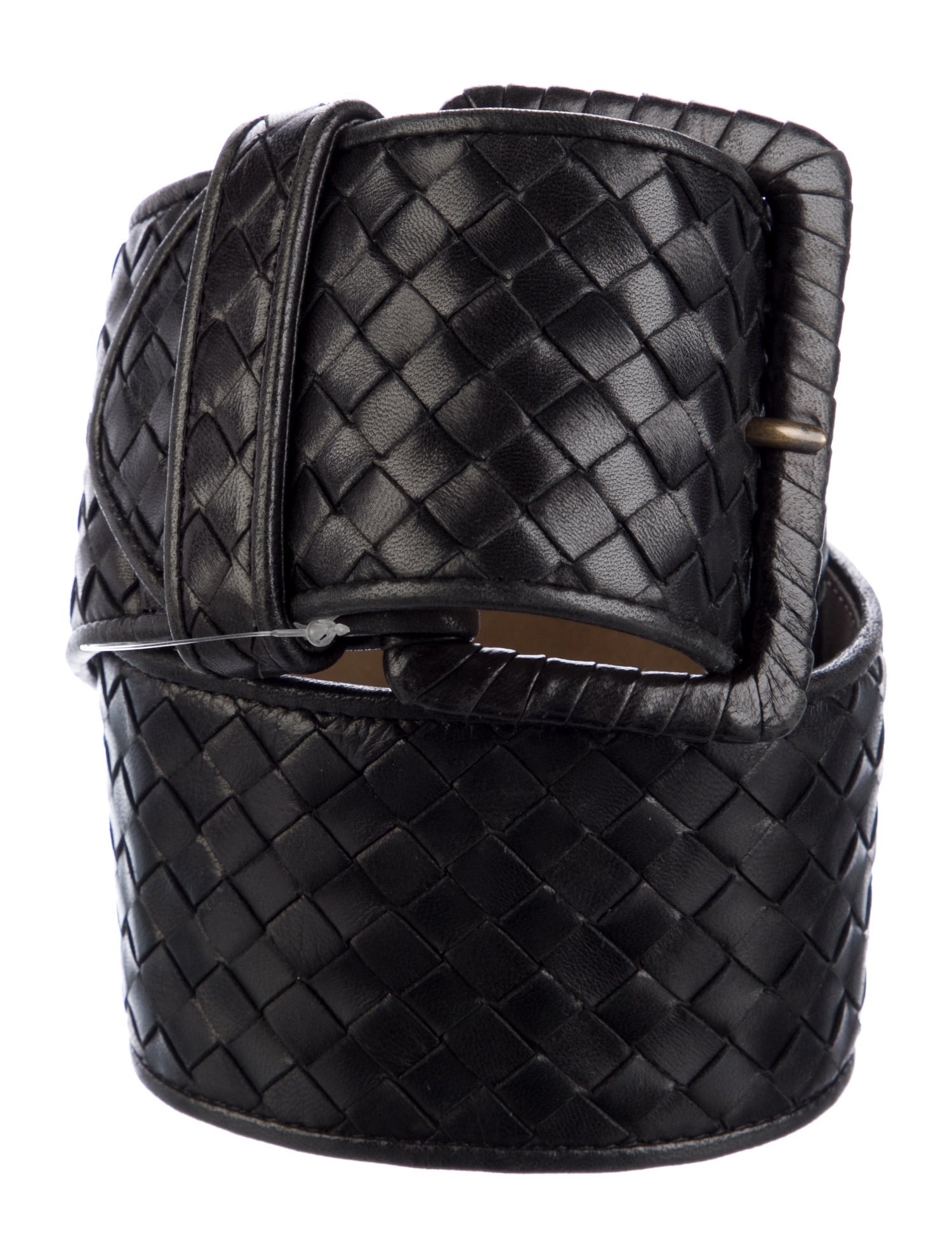 Bottega Veneta Vintage Intrecciato Weave Waist Belt