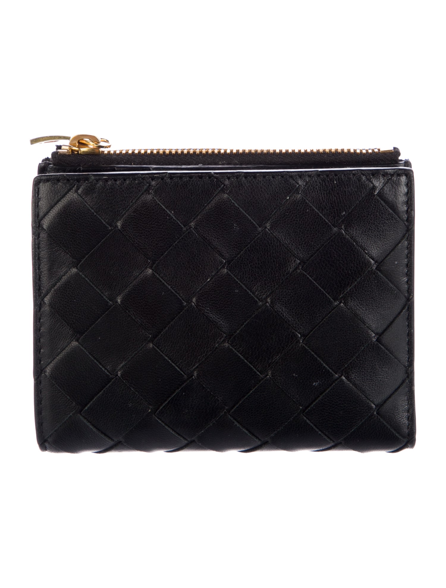 Bottega Veneta Intrecciato Weave Leather Wallet