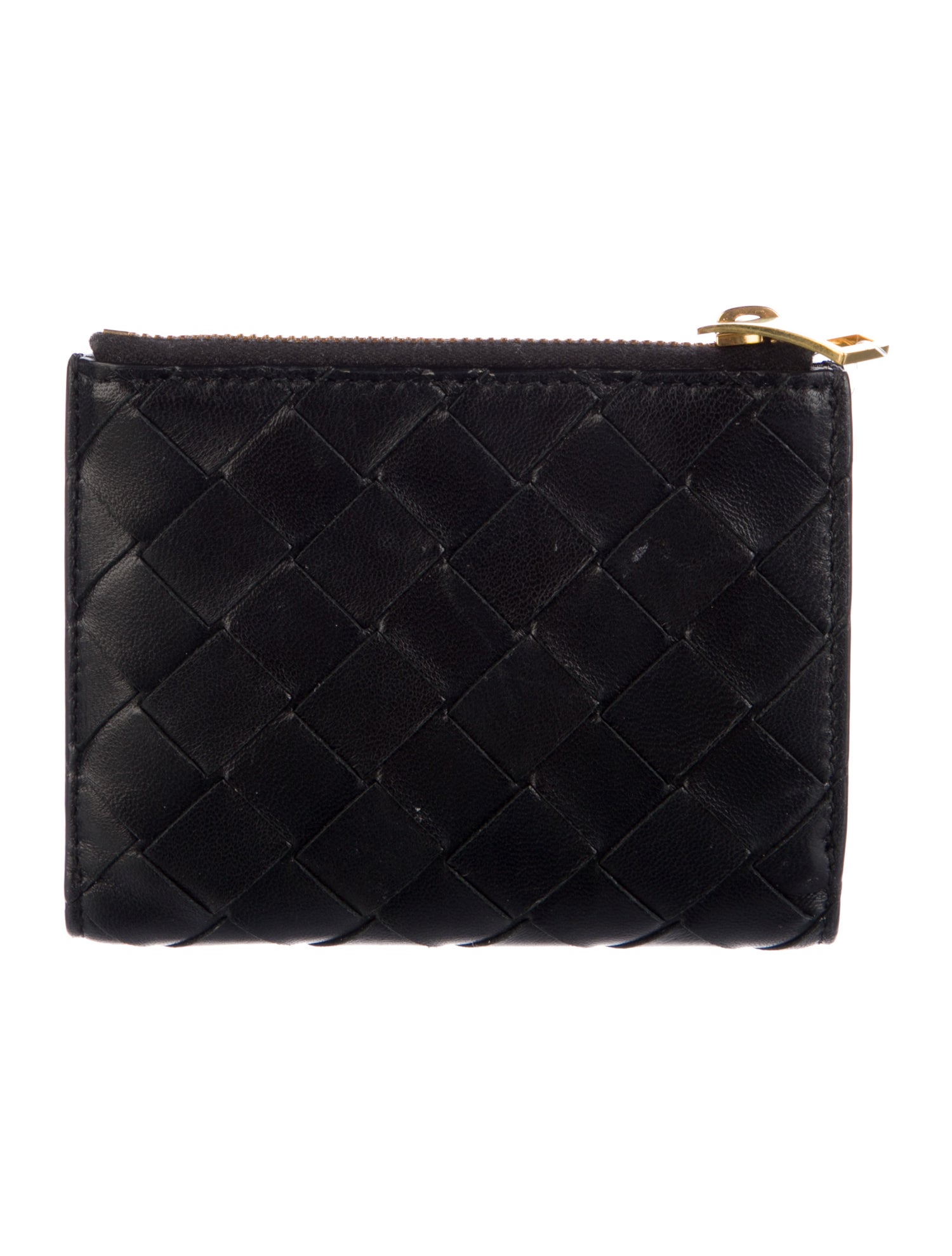 Bottega Veneta Intrecciato Weave Leather Wallet