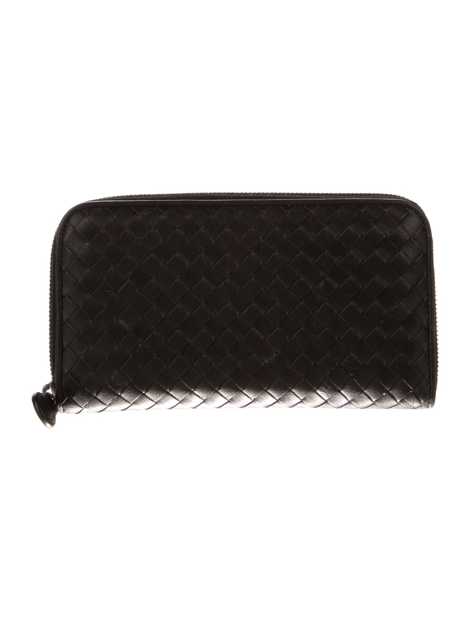 Bottega Veneta Intrecciato Weave Leather Continental Wallet