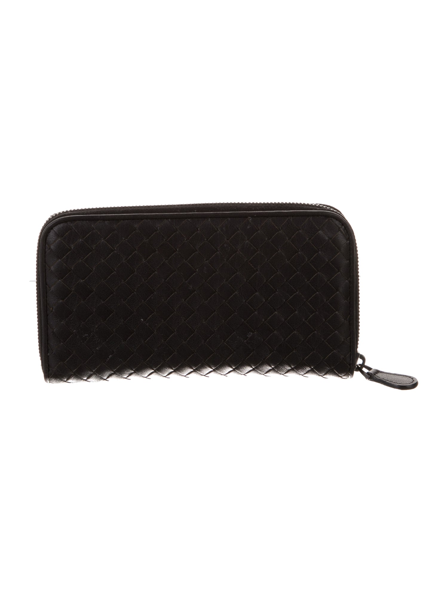 Bottega Veneta Intrecciato Weave Leather Continental Wallet