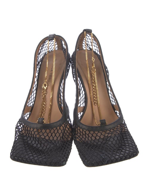 Bottega Veneta Mesh Chain-Link Accents Pumps