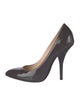 Bottega Veneta Intrecciato Weave Patent Leather Pumps