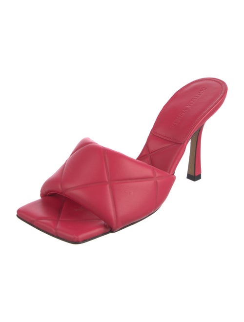 Bottega Veneta Intrecciato Weave Leather Slides