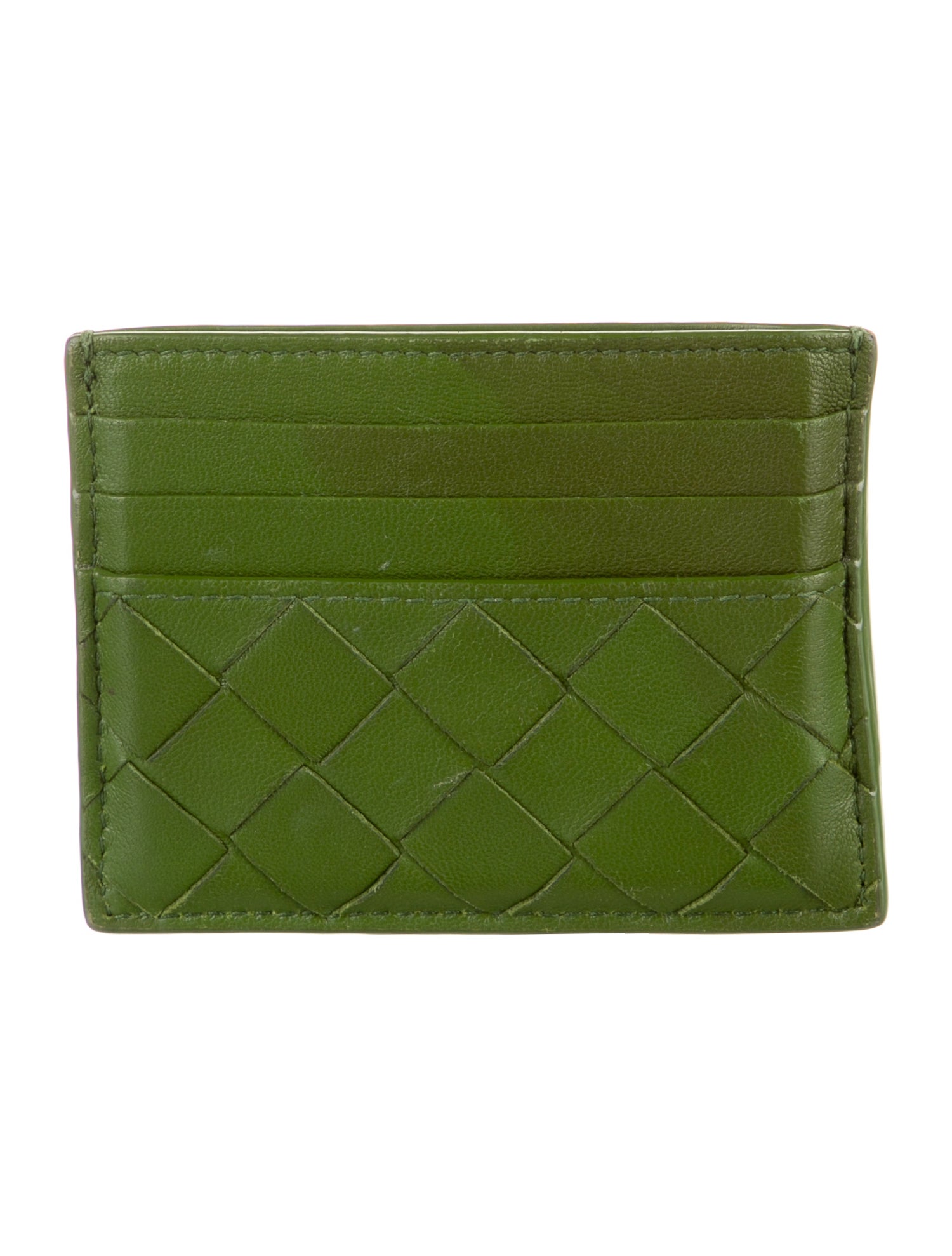 Bottega Veneta Card Case Intrecciato Weave Card Holder