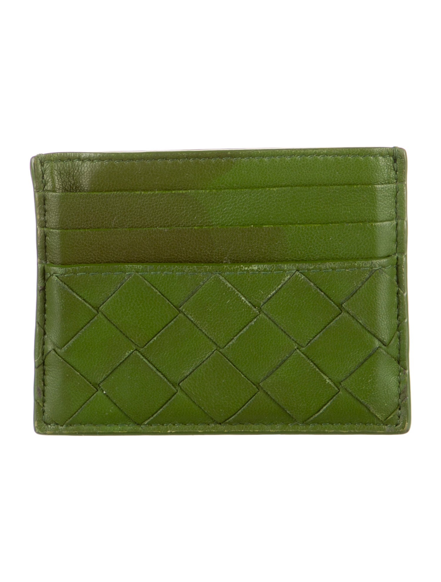 Bottega Veneta Card Case Intrecciato Weave Card Holder