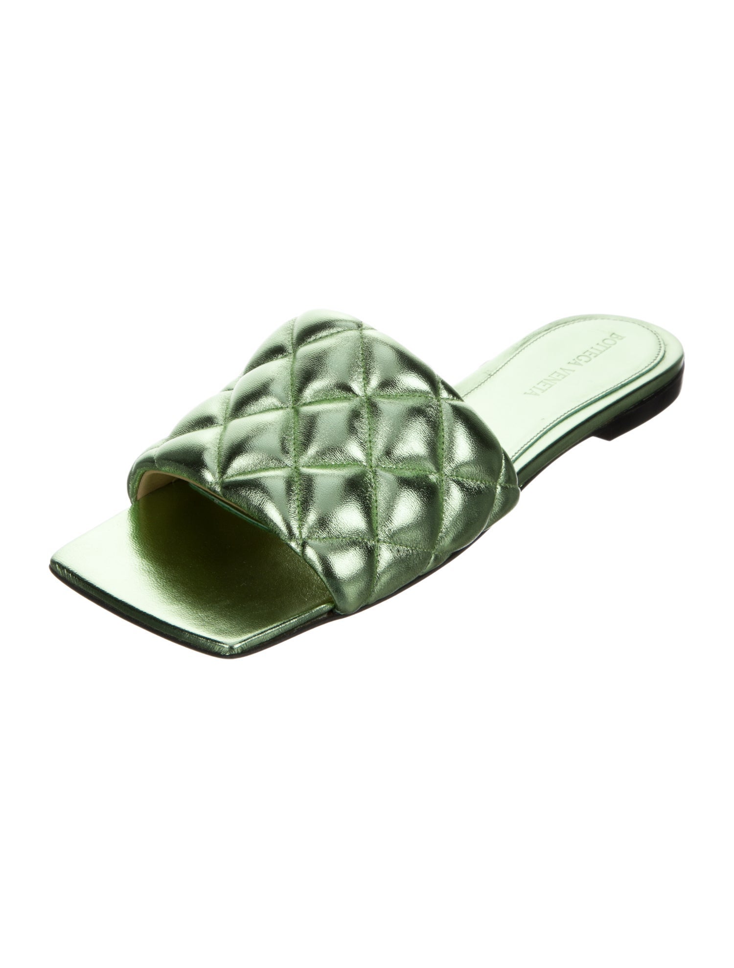 Bottega Veneta Leather Slides