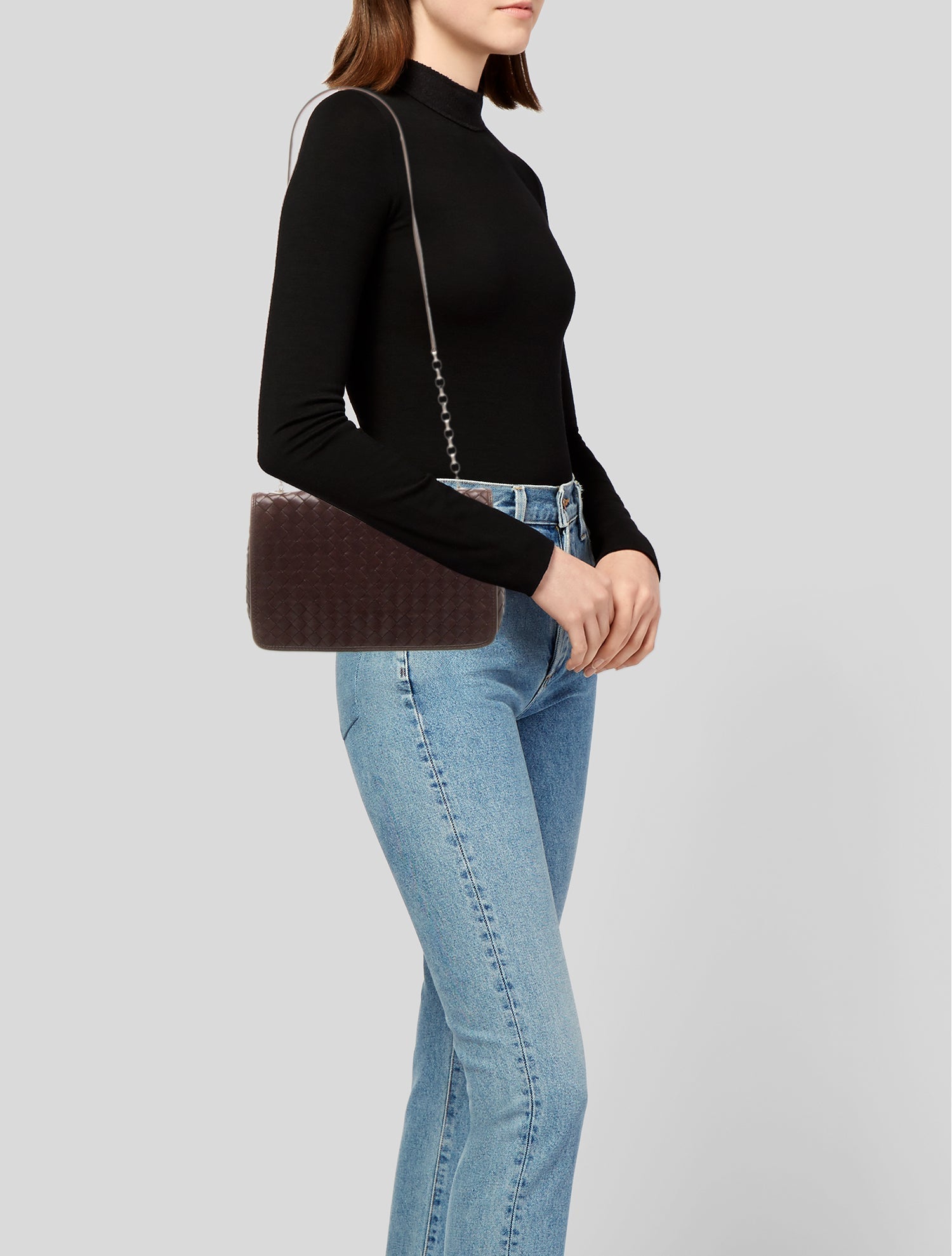 Bottega Veneta Intrecciato Shoulder Bag Vintage