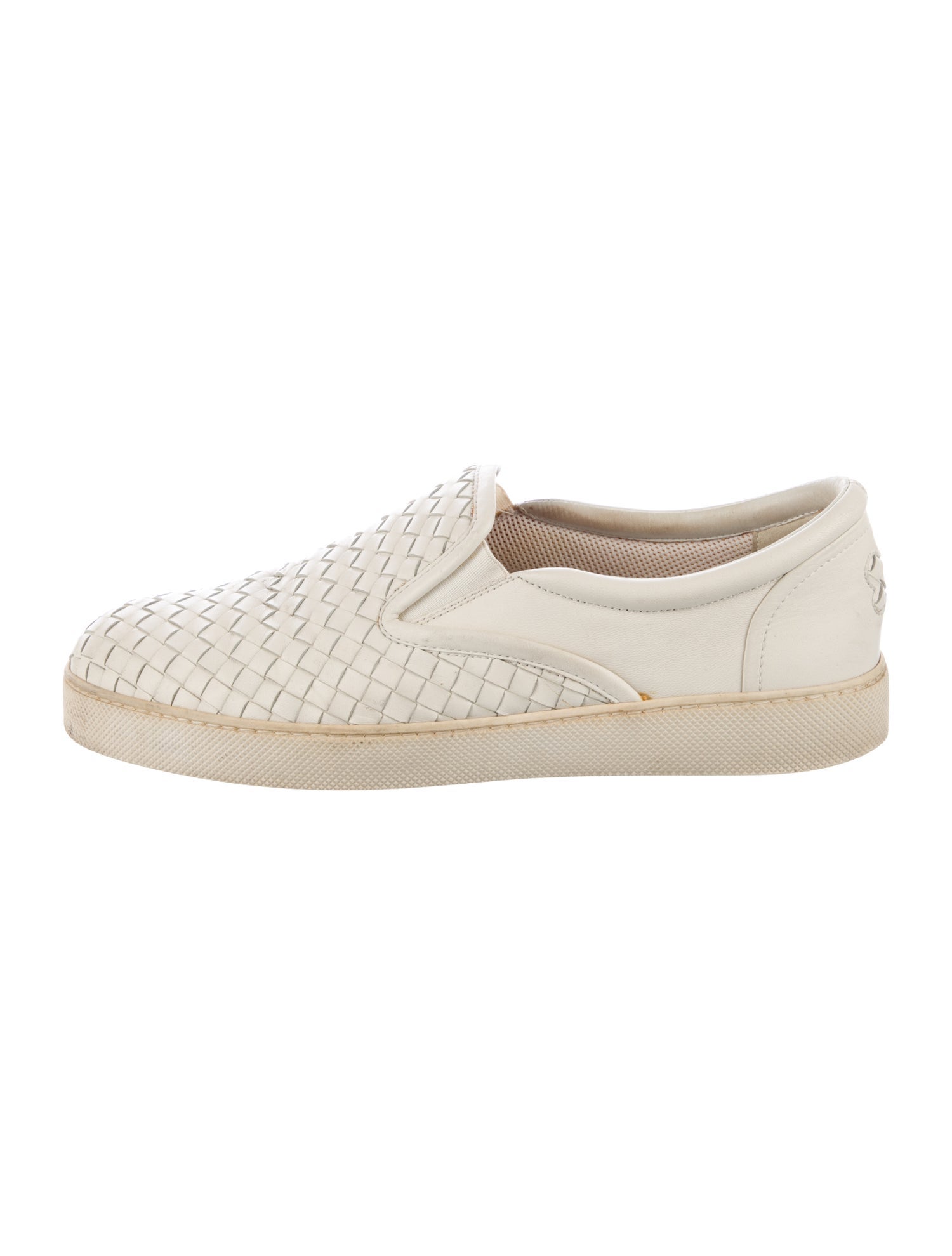 Bottega Veneta Intrecciato Weave Leather Sneakers