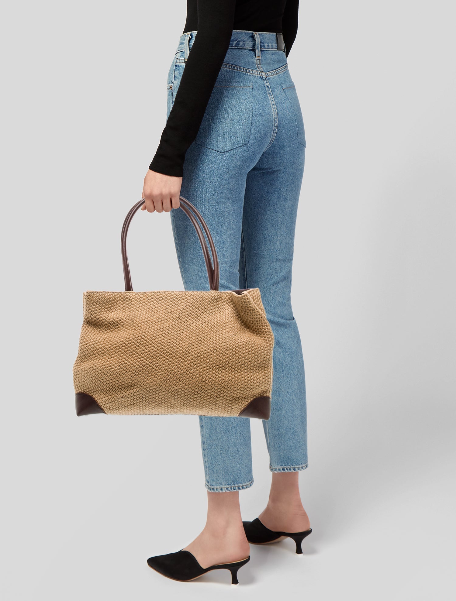 Bottega Veneta Raffia Evening Bag Vintage